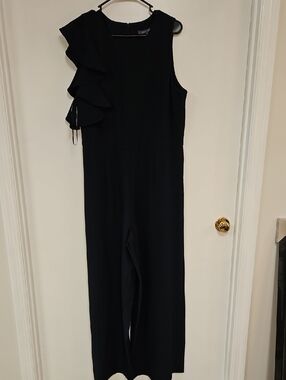 julia Jordan Navy Formal Jumpsuit
